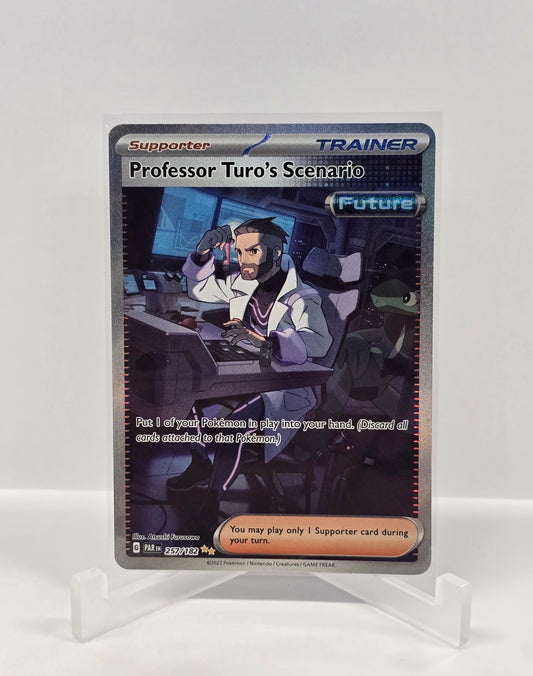 Pokemon Professor Turo's Scenario 257/182 Paradox Rift Special Illustration Rare