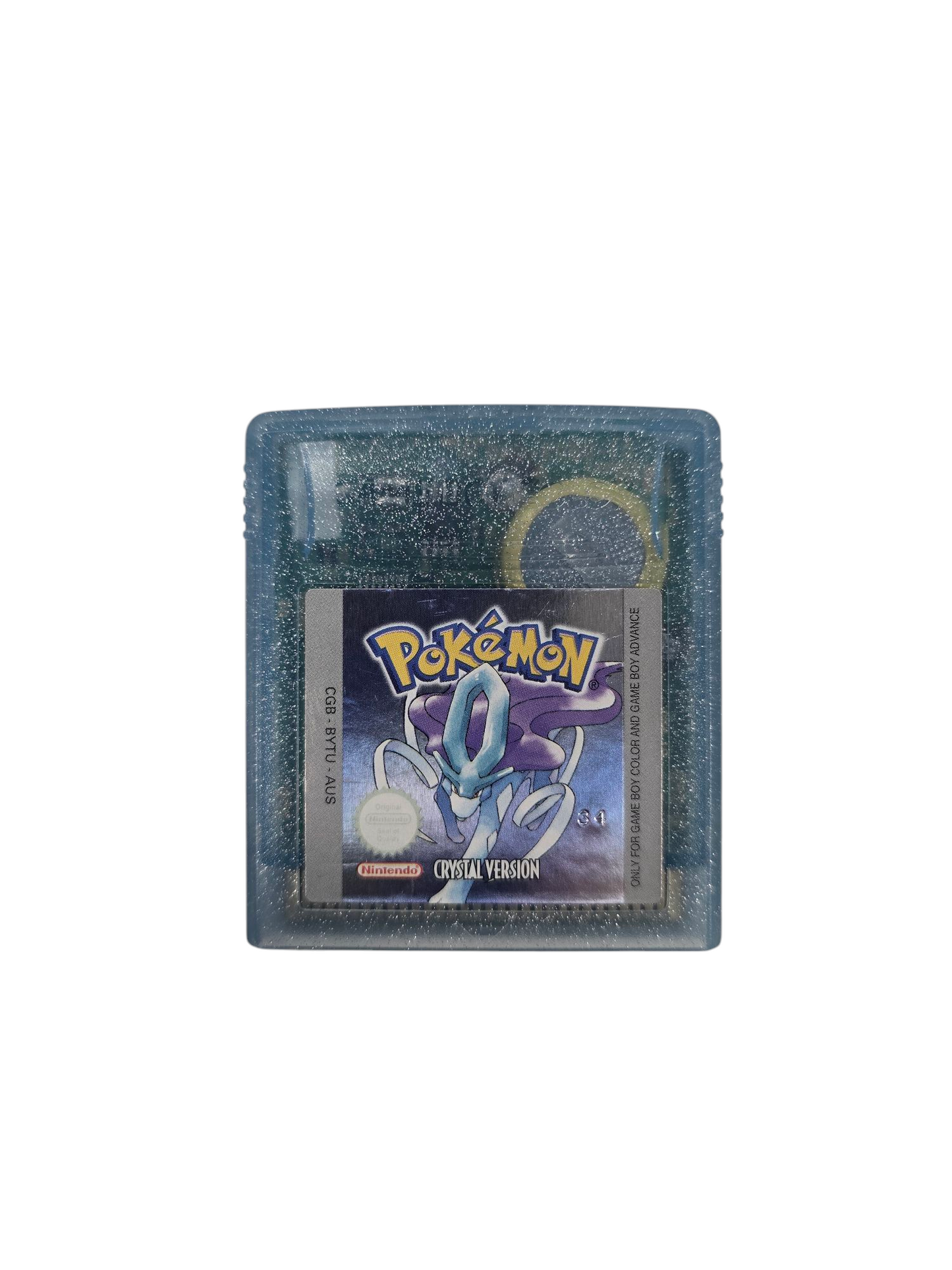 Pokémon Crystal Version Nintendo Gameboy Color - Tested & Working