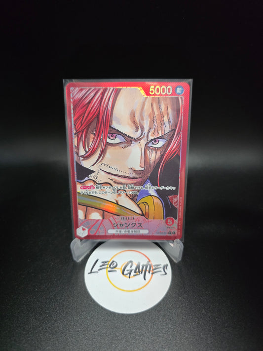 One Piece Shanks Alt Art OP09-001 L Emperors in the New World  Japanese TCG Rare