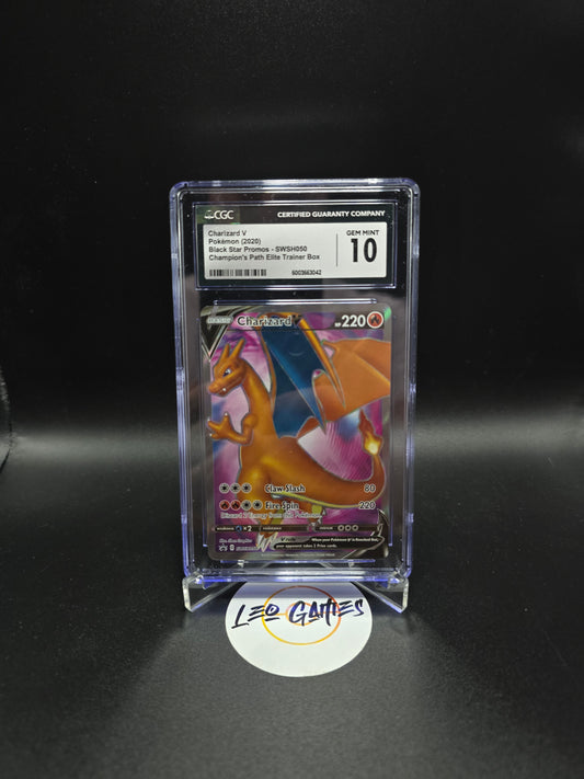 Charizard V, Black star promo SWSH050 CGC 10