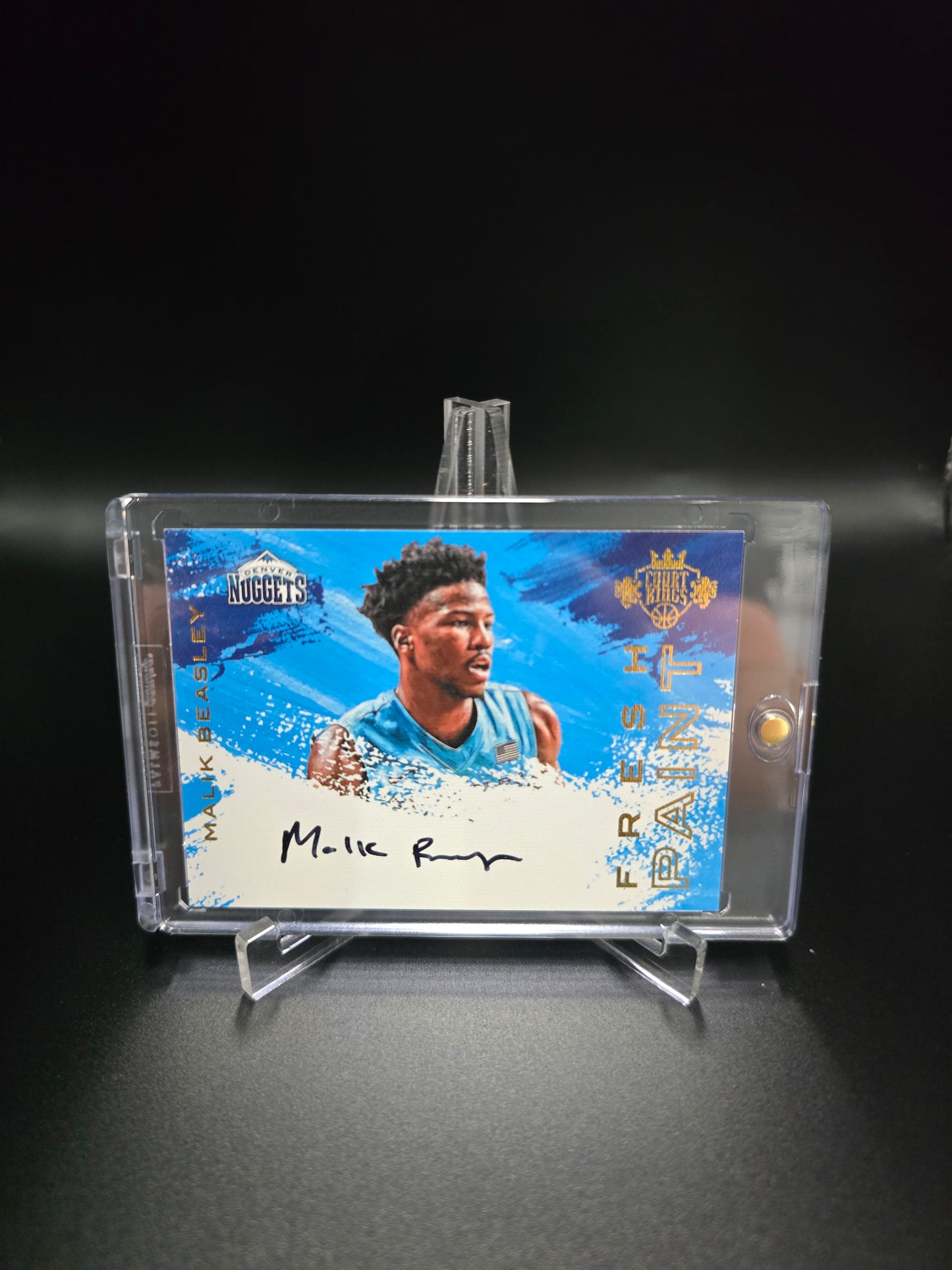 2016 Panini Court Kings Fresh Paint Variations /200 Malik Beasley Rookie Auto RC