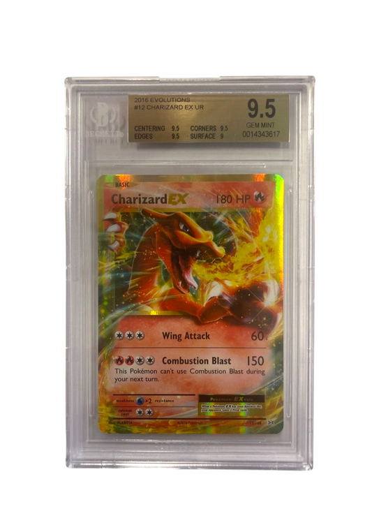 2016 Pokemon Charizard EX 12/108 XY Evolutions BGS 9.5