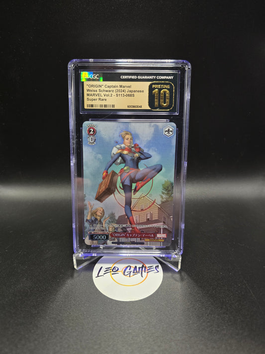 Weiss Schwarz MAR/S113-068 U Captain Marvel MARVEL Vol.2 CGC PRISTINE 10